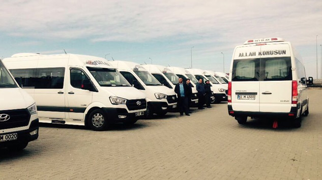 55 Adet Hyundai H350  Trabzon’da Yolcu Taşıyacak