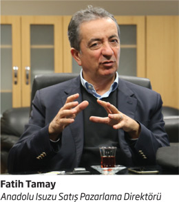 Anadolu Isuzu Satış Pazarlama Direktörü Fatih Tamay 