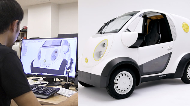 Honda 3 Boyutlu Yazıcıdan Mikro Araç Çıkardı