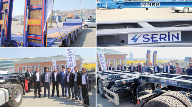 Serin Yeni Konteyner Taşıyıcısı ve Low-bed İle Müşteri Turunda
