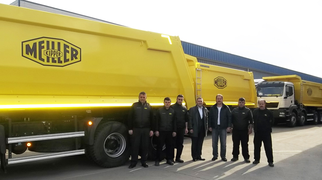 Meiller’den Yüngül İnşaat’a 14 Adet Kamyon Üstü Damper 