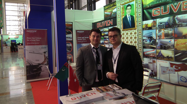 Güven Makine En Büyük Pazarı Olan Türkmenistan’da Fuara Katıldı