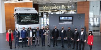 Logitork Lojistik 10 adetlik Mercedes-Benz Actros 1848 LS Siparişini Teslim Aldı