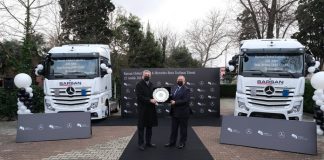 Mercedes-Benz Türk, Barsan Global Lojistik’e 320 adet Actros 1848 LSnrL Teslim Etti