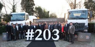 Boğaziçi Beton 203 Adet Mercedes-Benz Kamyon ve Çekici Teslim Aldı