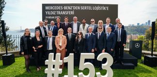 Mercedes-Benz Türk’ten Sertel Grup Lojistik’e 153 Araçlık Teslimat
